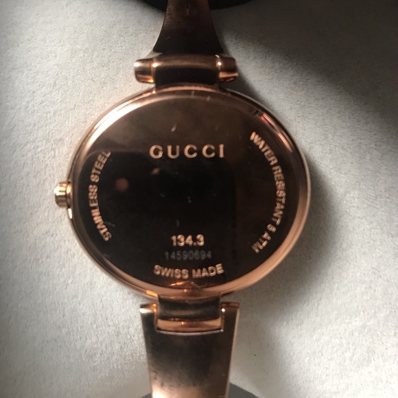 Gucci Guccissima Black Dial Stainless Steel Watch - Picture 2 of 4